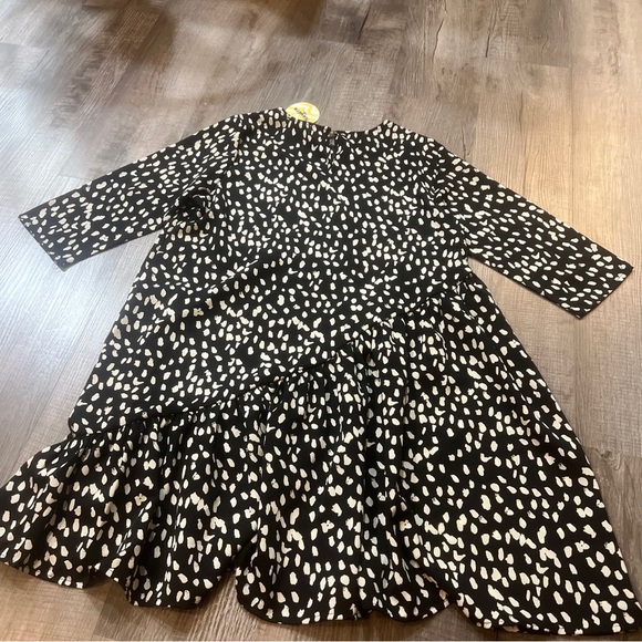 NWT Hayden LA Women's Leopard Print Dress 3/4 Sleeve Asymmetrical Size Medium - Picture 6 of 6